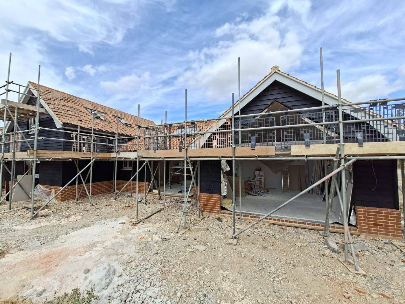 New-build development under way, Elmswell