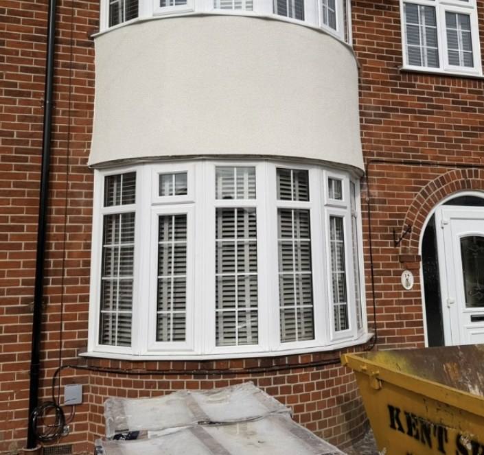 Rendered bay to a domestic property