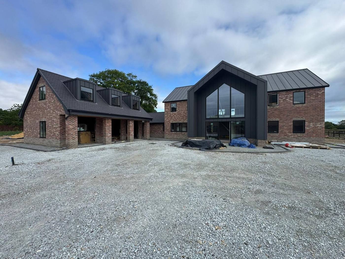 Completed new-build homes, Thorndon, Suffolk